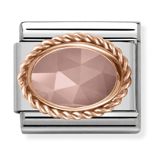 Nomination RoseGold Apricot Chalcedony 430507-34
