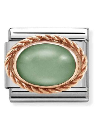 Nomination Classic Green aventurine 430507-23