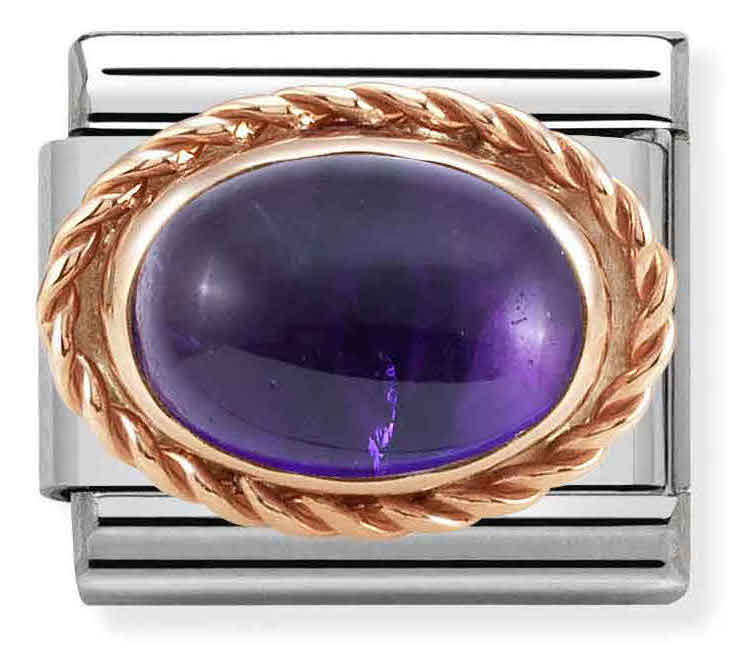 Nomination Classic Amethyst 430507-35