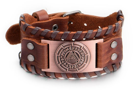 Varia Design Valknut Gotland rannekoru pronssi