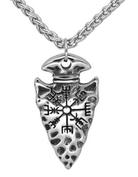 Varia Design Arrow Vegvisir kaulakoru