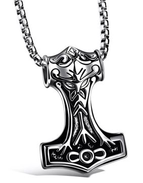 Varia Design Mjölner kaulakoru hopea