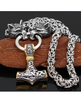 Varia Design Valhalla kaulakoru hopea-kulta