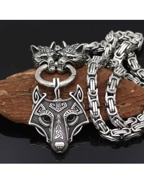 Varia Design Wolf Freke kaulakoru musta