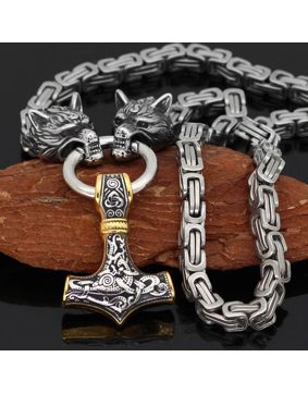 Varia Design Wolves kaulakoru hopea-kulta