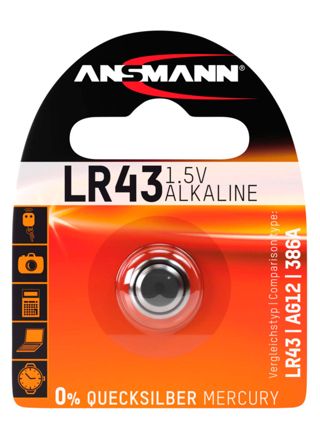 Ansmann alkalinappiparisto LR43 1.5V