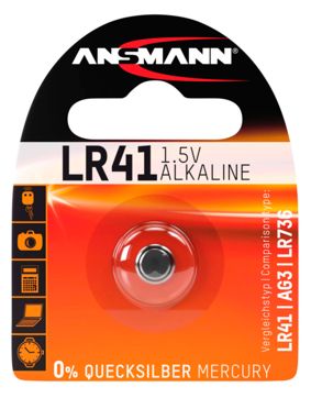 Ansmann alkalinappiparisto LR41 1.5V