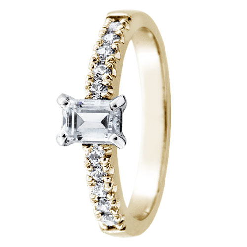 Festive Elinor 507-060-KV sivukivellinen timanttisormus