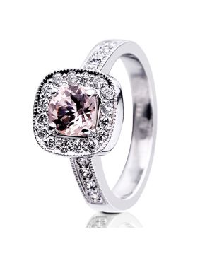 Festive Carolina 514-126M-VK halo-timanttisormus