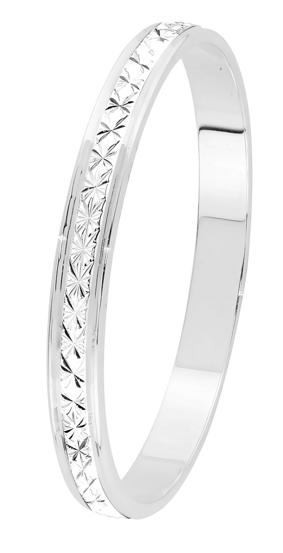 Lykka Exclusive valkokultainen kihlasormus timanttileikattu 2,6 mm