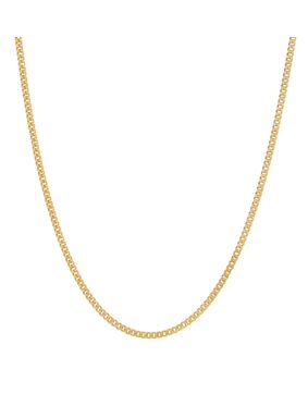 Lykka Basics kultainen panssariketju 1,4 mm