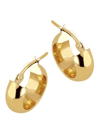 Lykka Casuals kultaiset rengaskorvakorut 10 x 5,7 mm