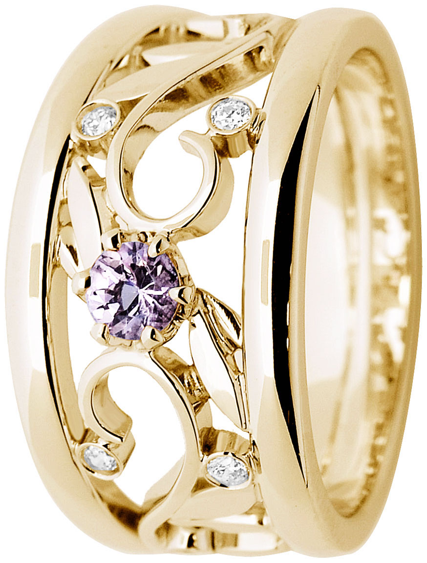 Festive Metsän aarre 538-029M-KK timanttisormus