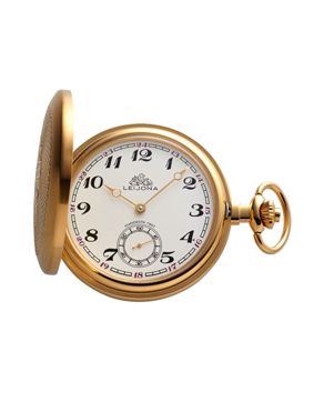 Leijona mekaaninen kultadublee taskukello 5531-43
