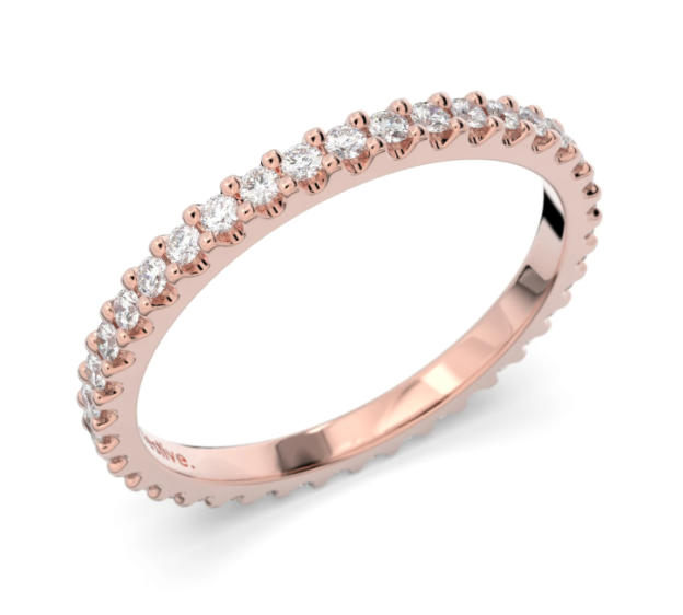 Festive Juliette allianssitimanttisormus 14-560-042-PK-LABGVS1