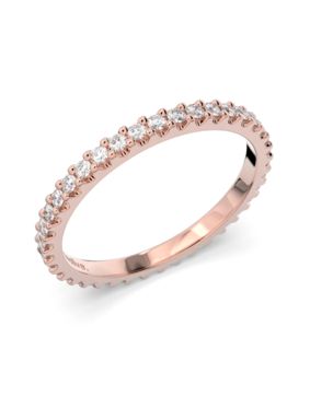 Festive Juliette allianssitimanttisormus 14-560-042-PK-LABGVS1