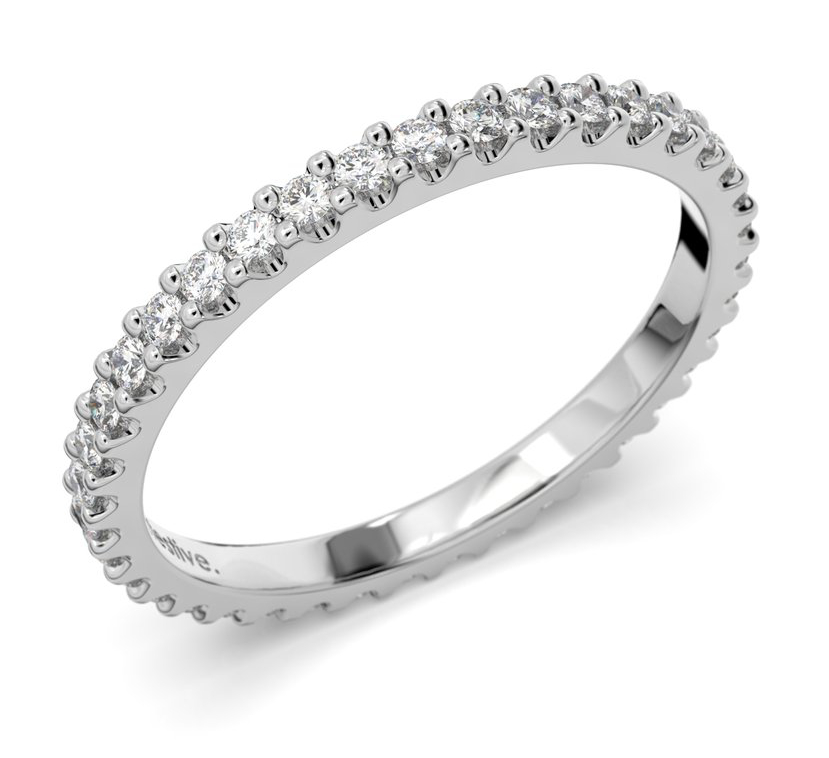 Festive Juliette allianssitimanttisormus 14-560-042-VK-LABGVS1