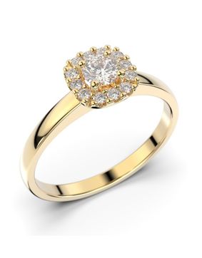 Festive Janette halo-timanttisormus 567-030-KK 0.3 ct