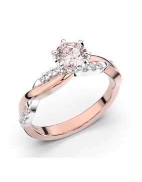 Festive Teresa Morganiitti sivukivellinen timanttisormus 569-064M-PV