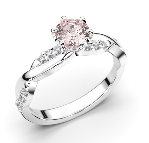 Festive Teresa Morganiitti sivukivellinen timanttisormus 569-064M-VK