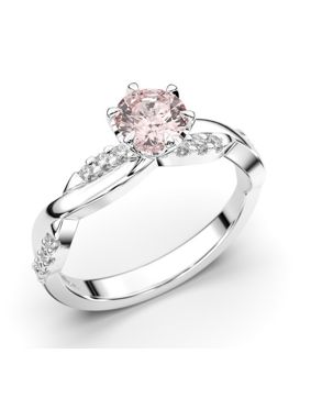 Festive Teresa Morganiitti sivukivellinen timanttisormus 569-064M-VK