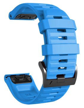 Tiera Garmin Fenix silikoniranneke sininen pikakiinnityksellä 26 mm