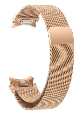 Tiera Samsung Galaxy Watch6 Milanese teräsranneke pikakiinnityksellä Rose Gold