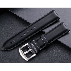 Tiera Classic nahkaranneke musta main product photo