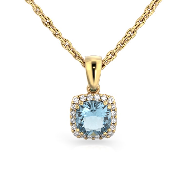 Festive Elsa Akvamariini timanttiriipus 592-090A-KK