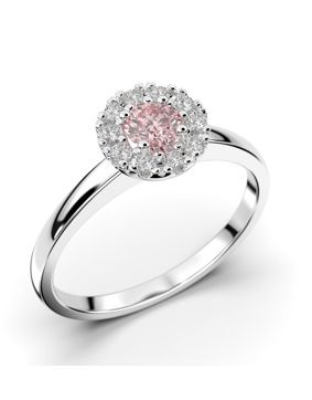 Festive Annabella Morganiitti halo-timanttisormus 598-028M-VK