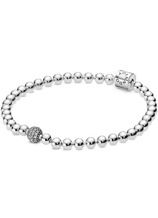Pandora Purely Bracelet chain Beads & Pave rannekoru 598342CZ