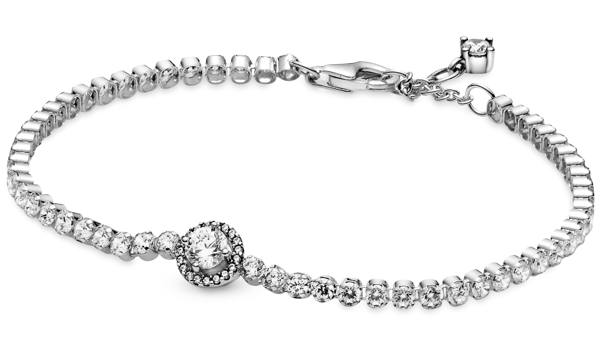 Pandora Sparkling Halo Tennis rannekoru 599416C01-18cm