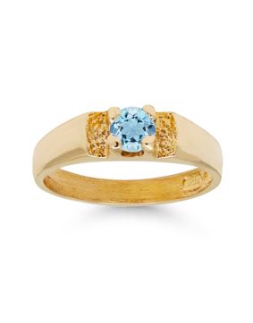 Kastesormus kulta 6003aqua