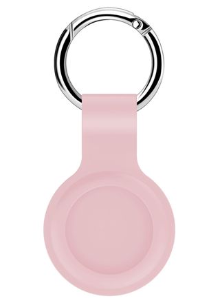 Tiera silikoninen Apple AirTag avaimenperä pidike vaaleanpunainen