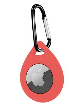 Tiera Apple AirTag silikoninen pisara suojakuori oranssi