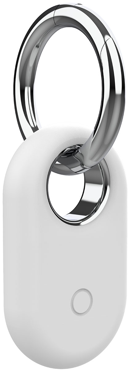 Tiera silikoninen Samsung Galaxy SmartTag 2 avaimenperä valkoinen