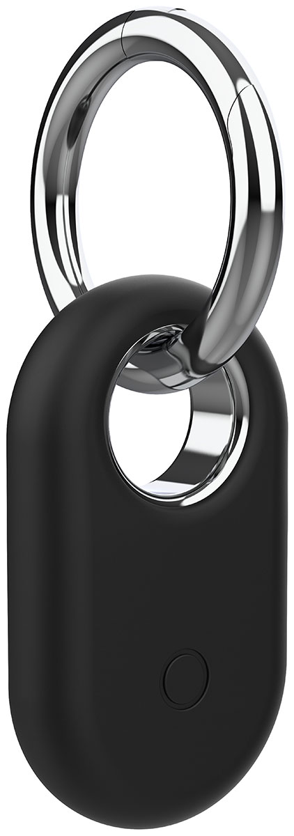 Tiera silikoninen Samsung Galaxy SmartTag 2 avaimenperä musta