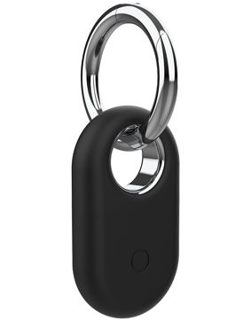 Tiera silikoninen Samsung Galaxy SmartTag 2 avaimenperä musta