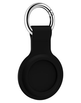 Tiera silikoninen Apple AirTag avaimenperä pidike musta