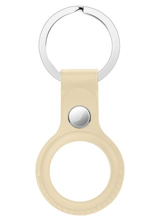 Tiera nahkainen Apple AirTag avaimenperä khaki