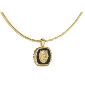 GUESS Lion King kullanvärinen-musta leijonakaulakoru JUMN04002JWYGBKT/U
