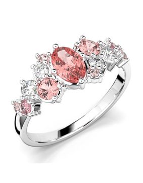 Festive Natasha timanttivärikivisormus 610-100P-VK