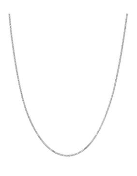 Lykken Basics 9-karaatin 1,1 mm panssari valkokultakaulaketju