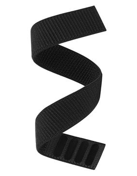 Tiera Garmin Fenix nailonhihna musta 22 mm