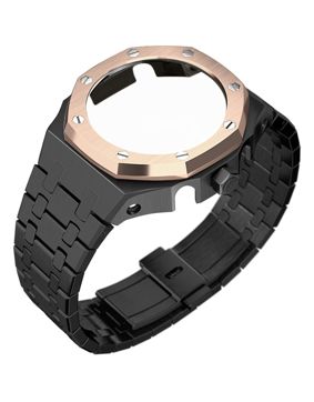 Tiera Casio GA-2100 custom modaussetti musta-ruusukulta