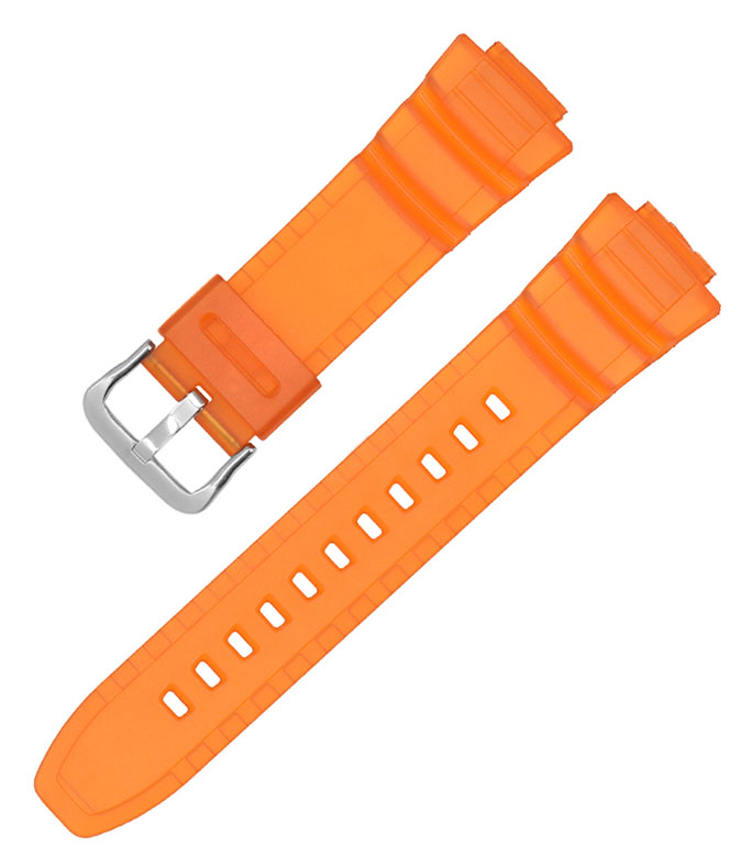 Tiera Casio W-S220 / HDD-S100 / WV-200 -sarjojen ranneke oranssi