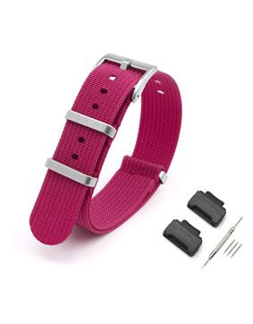 Tiera Casio DW-5600 / DW-6900 / DW-9052 -sarjojen nailonranneke punainen