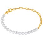 Lykka Pearls kullattu helmirannekoru