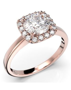 Festive Jennifer halo-timanttisormus 638-116-PK 1.16 ct