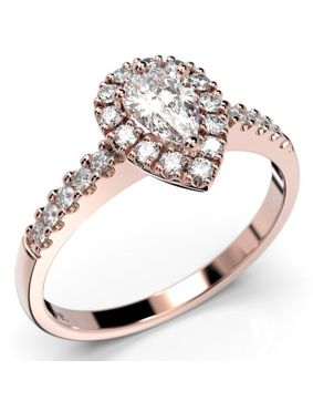 Festive Penelope halo-timanttisormus 641-053-PK